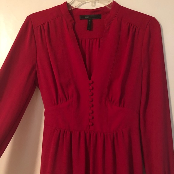 BCBGMAXAZRIA Fabiana Long Sleeves Prairie Dress - Picture 4 of 8